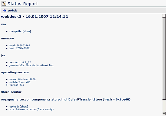 status report status report